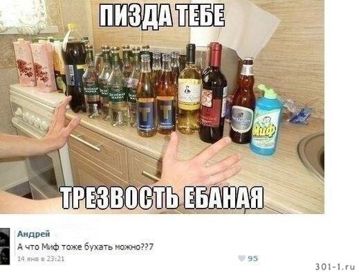 Приколы про бухло