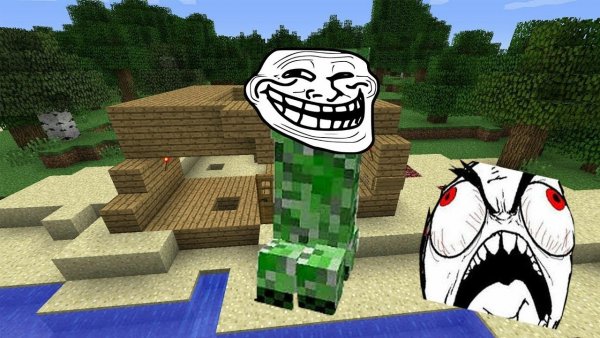 Мемы про майнкрафт