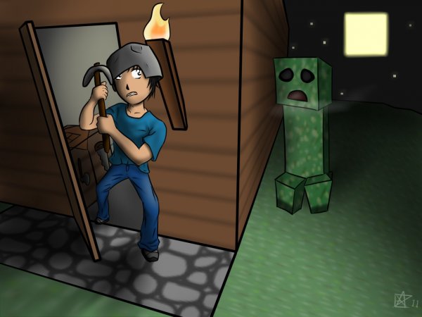 Прикольные картинки из МАЙНКРАФТА