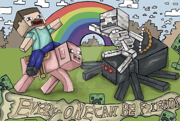 Прикольные картинки майнкрафт