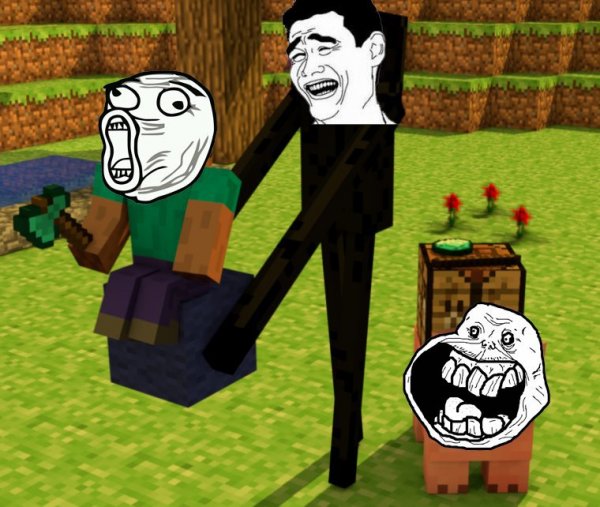 Мемы про майнкрафт