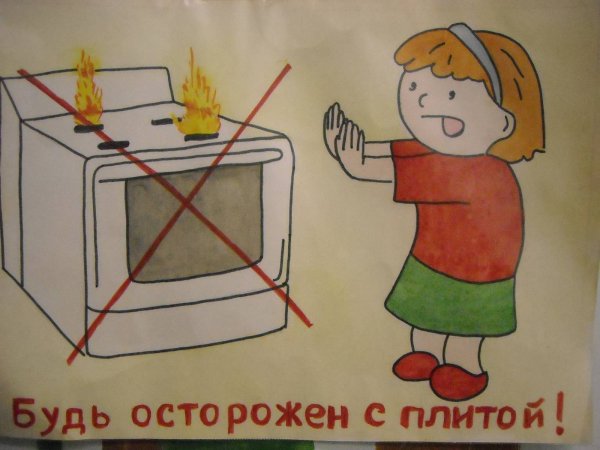 Детские рисунки на тему газовая безопасность