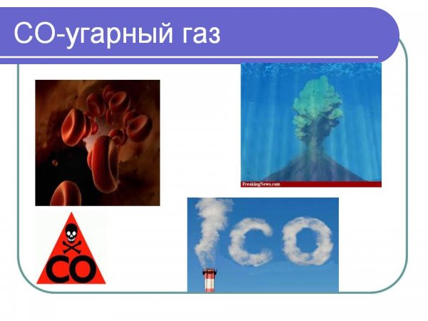 Оксид углерода УГАРНЫЙ ГАЗ