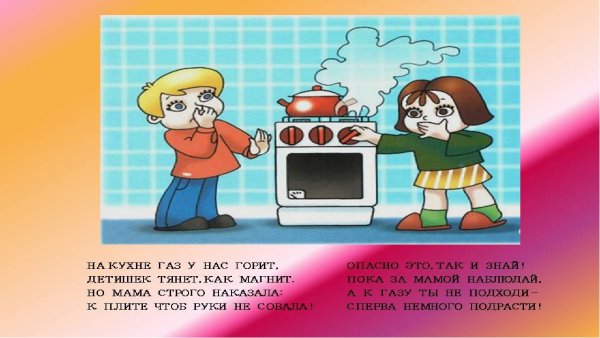 Рисунок на тему безопасное пользование газом