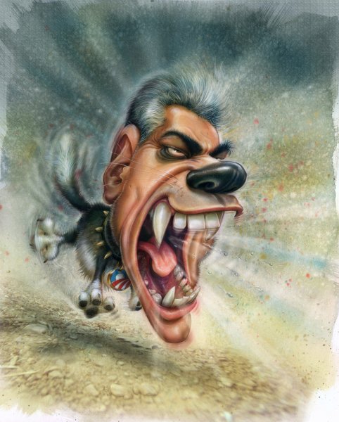 Шарж Gary Locke