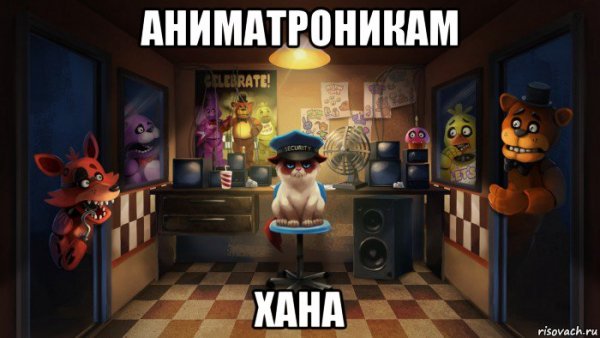 Приколы про АНИМАТРОНИКОВ