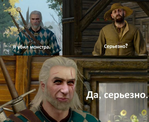 Ведьмак 3 Дикая охота мемы