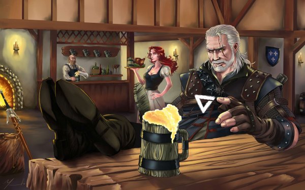 Геральт , Лютик , Золтан , Цири ,