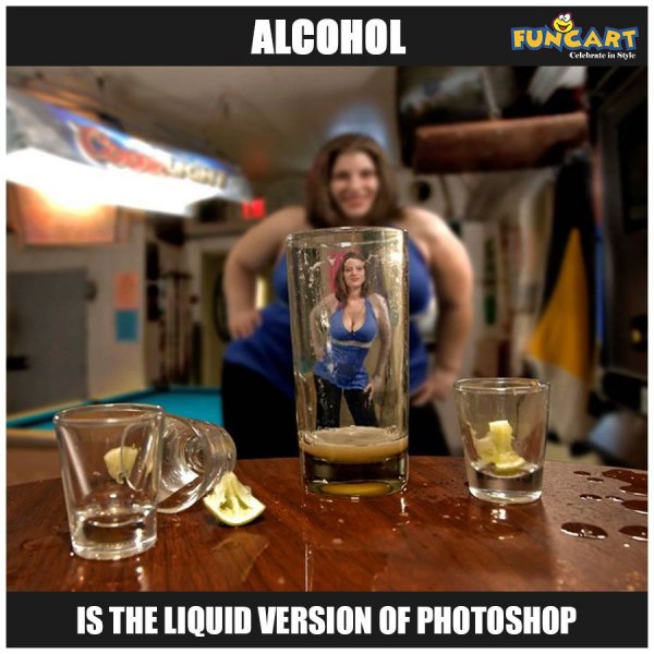 Алкоголик карикатура