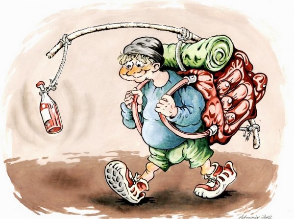 Путешественник карикатура