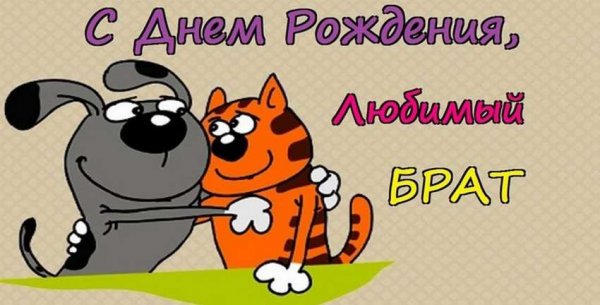 Любимому брату в день рождения