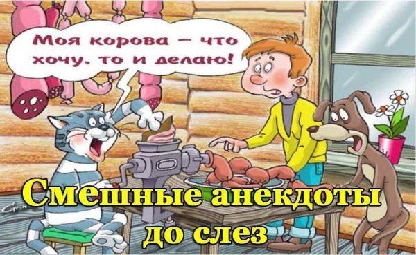Анекдоты свежие смешные до слез