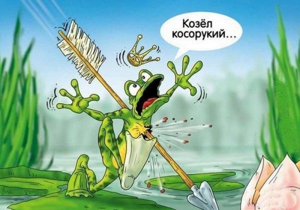 Царевна лягушка карикатура