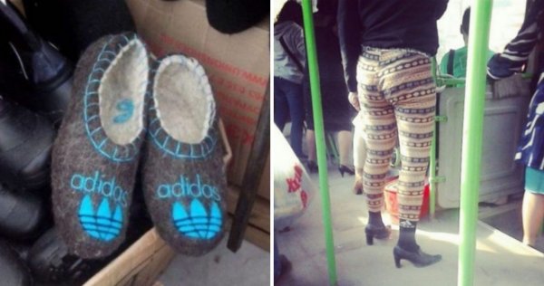 Туфли adidas прикол