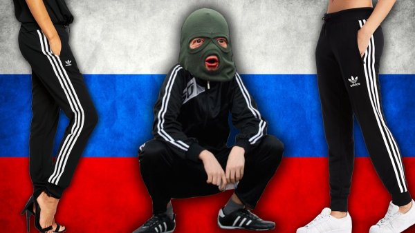 Три полоски адидас гопник