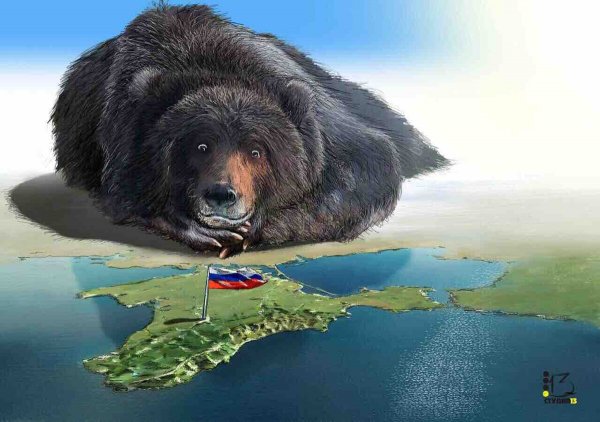 Никак не налюбуюсь медведь