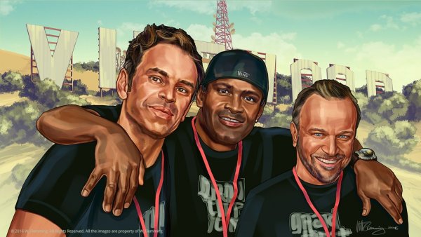 Grand Theft auto v Майкл Франклин и Тревор