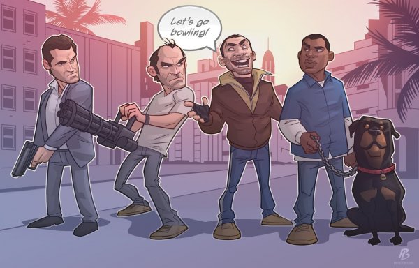 GTA 5 Майкл Тревор Франклин