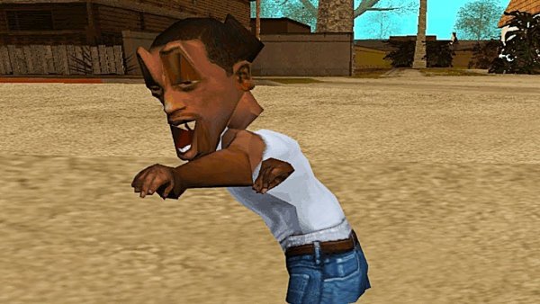 GTA sa баг с СИДЖЕЕМ.
