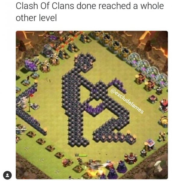 Смешные базы в Clash of Clans