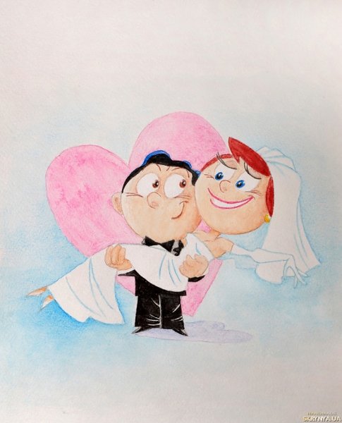 С днем свадьбы!