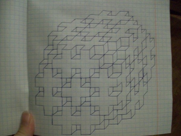 Рисунки ручкой в тетради