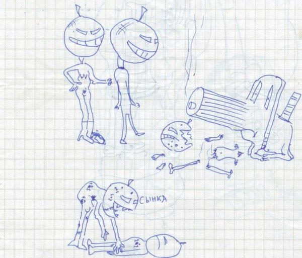 Лёгкие рисунки на уроке