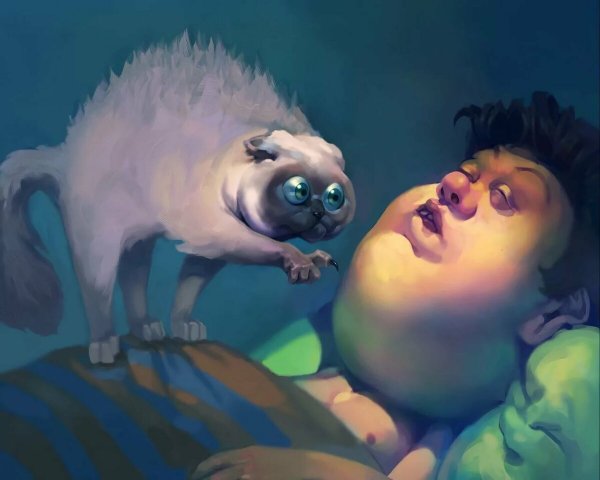 Необычные иллюстрации сна