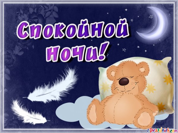 Спокойной ночи девушке прикольные