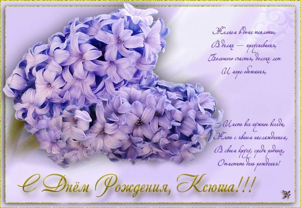 Поздравляю с днём рождения