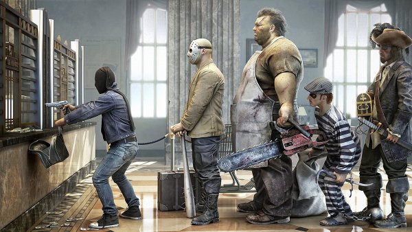 Маски для ограбления банка