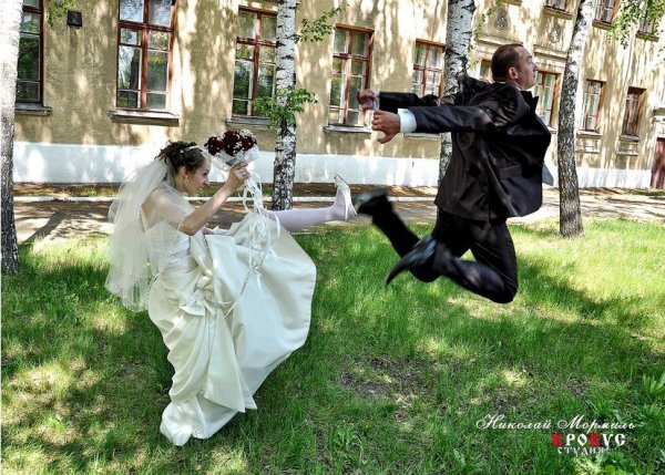 Смешные Свадебные снимки