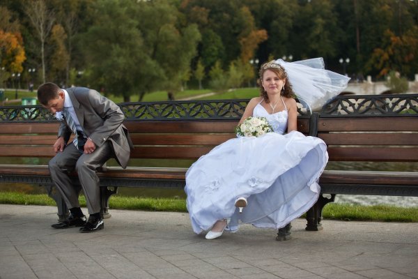 Прикольные жених и невеста