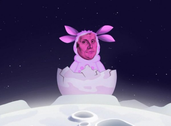 Лунтик веселый