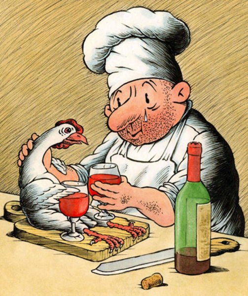 Повар карикатура