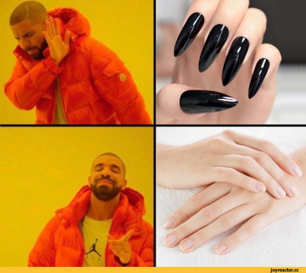 Маникюр Мем
