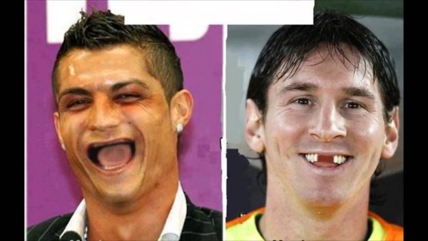 Ronaldo Messi prikol
