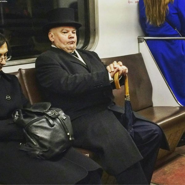 Странные пассажиры Московского метро