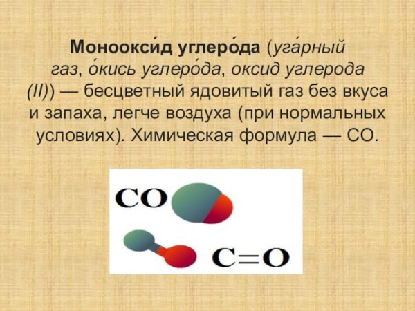 Окись углерода