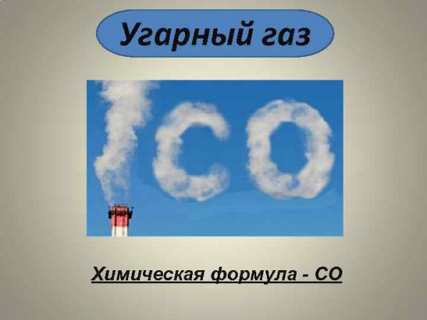 Окись углерода УГАРНЫЙ ГАЗ