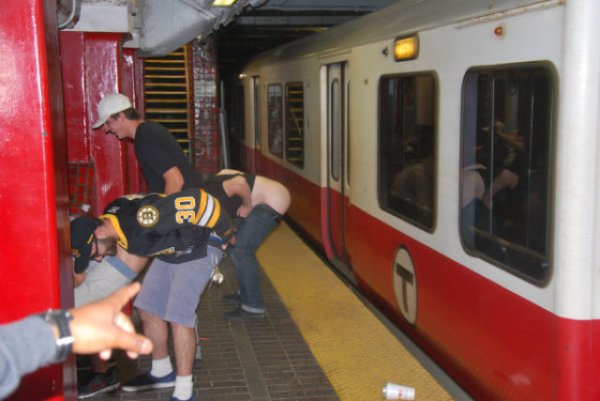 Смешные люди в электричках