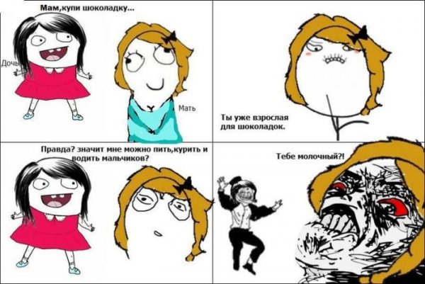 Смешные комиксы про подростков