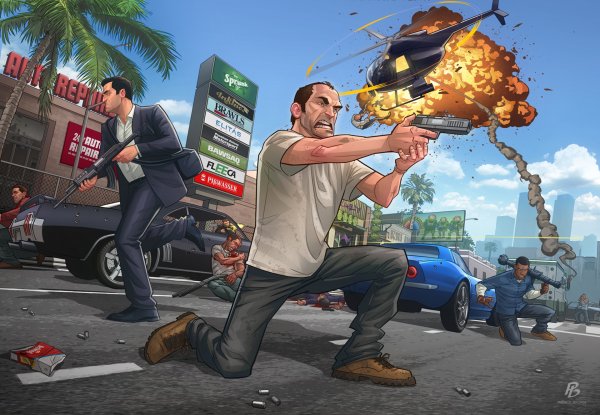 Grand Theft auto v fanart