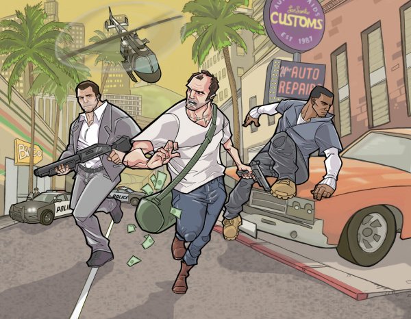 GTA Тревор Майкл Франклин