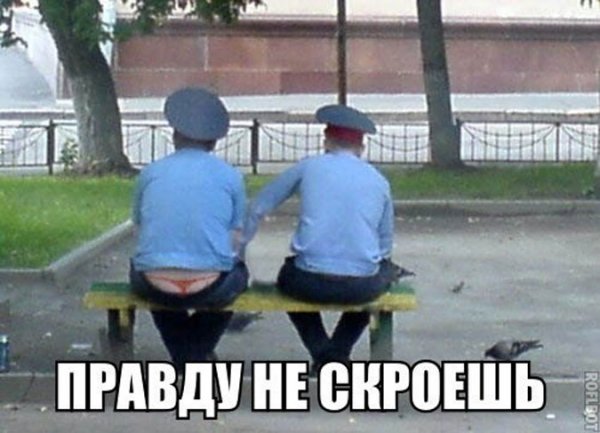 Гаишник в стрингах