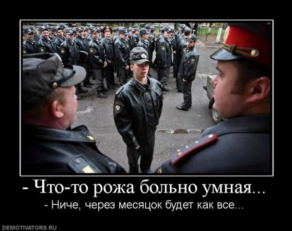 Полиция демотиваторы