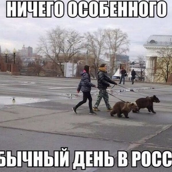 Смешной российский флаг