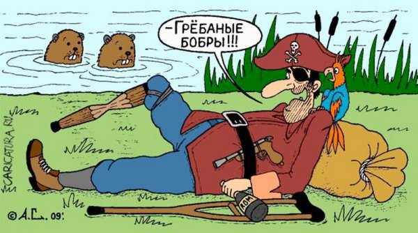 Пират карикатура