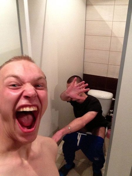 Забавные селфи парней