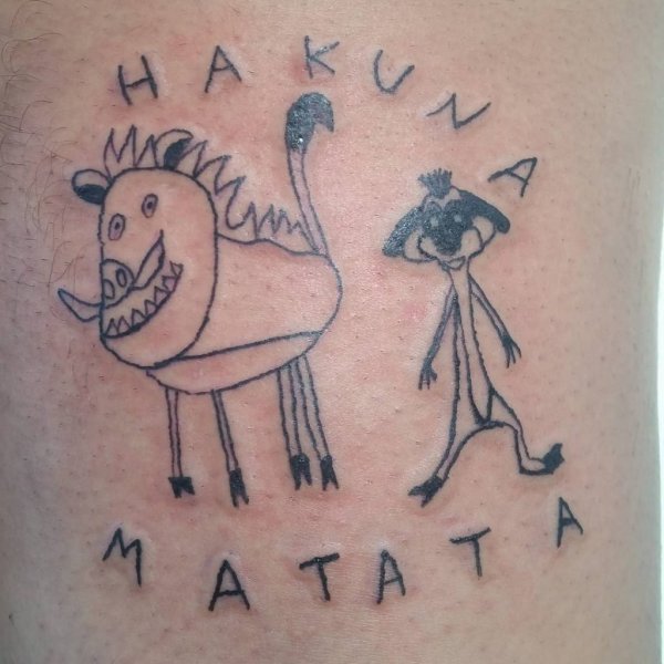 Смешные тату